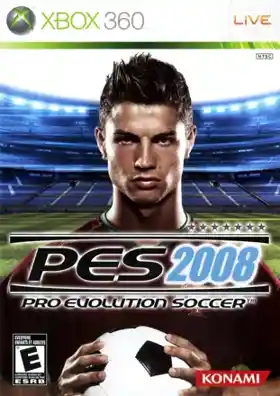 Pro Evolution Soccer 2008 (USA) box cover front